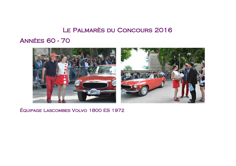 Le Palmarès du Concours 2016 1 Page 1